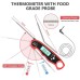 RIWUSI Meat Thermometer Digital, Instant Read Food Thermometer with Dual Probe, Backlight LCD Display, Calibration Function, Kitchen Accessories for Outdoor Cooking, Candy Making, BBQ Grill Essentials