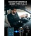 FM Transmitter for Car Bluetooth 5.3, RIWUSI [All-Metal] PD 30W & QC3.0 18W Fast Car Charger, Wireless FM Radio Car Kit Bluetooth Car Adapter, Noise Cancelling Hands-Free Call, Blue Light-Black